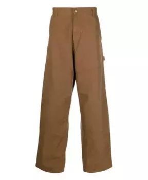 Широкие брюки со вставками Carhartt Wip, коричневый