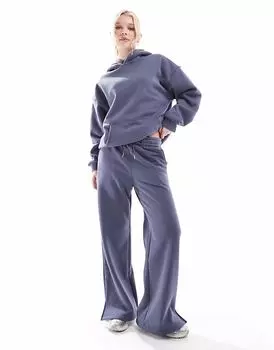 Широкие брюки South Beach синего цвета