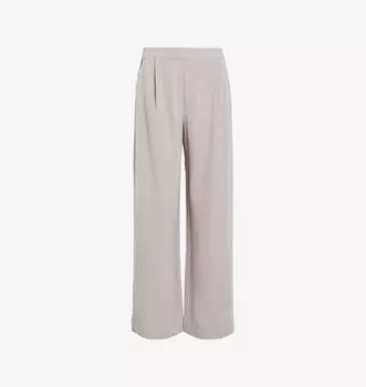 Широкие брюки средней посадки Aleida из переработанного полиэстера Allsaints, коричневый