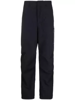 Широкие брюки средней посадки FENDI, синий