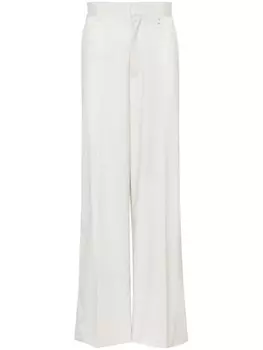 Широкие брюки средней посадки Givenchy, бежевый