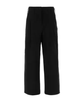 Широкие брюки стрейч Philosophy Di Lorenzo Serafini, черный