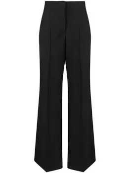 Широкие брюки строгого кроя Givenchy, черный