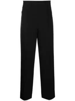 Широкие брюки строгого кроя JIL SANDER, черный