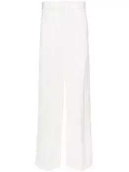 Широкие брюки строгого кроя JIL SANDER, нейтральный