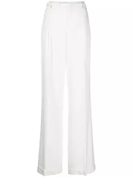 Широкие брюки строгого кроя Ralph Lauren Collection, нейтральный цвет