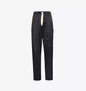 Широкие брюки свободного кроя Pannoch Dries Van Noten, синий