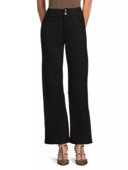 Широкие брюки T Tahari, черный