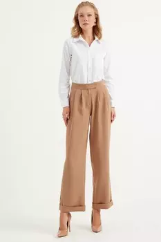 Широкие брюки Tbn, коричневый