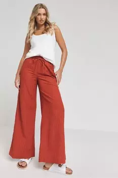 Широкие брюки Textu Simply Be, красный