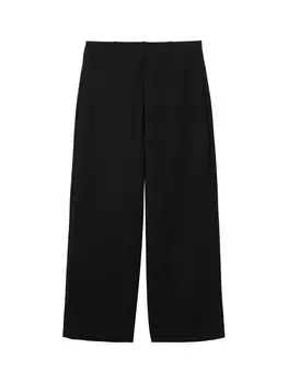 Широкие брюки Tom Tailor, черный