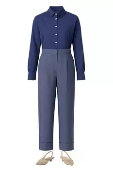 Широкие брюки Touche Prive, индиго