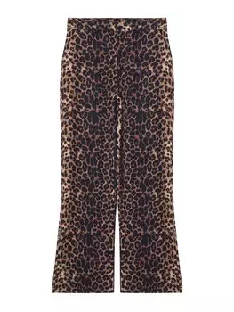 Широкие брюки Trendyol, цвет Brown/Brocade