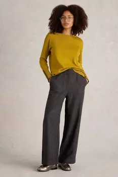 Широкие брюки Una tweedy White Stuff, черный