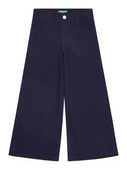 Широкие брюки UNITED COLORS OF BENETTON, ночной синий