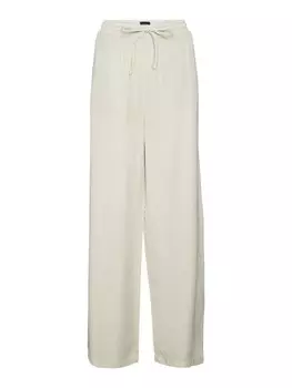 Широкие брюки VERO MODA BREE, натуральный белый