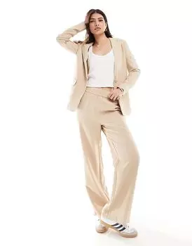 Широкие брюки Vero Moda Mix & Match в кремовом цвете (часть комплекта)