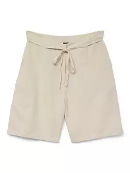 Широкие брюки VERO MODA NETHE, бежевый