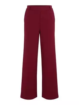 Широкие брюки VILA VIVARONE, темно-красный
