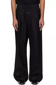 Широкие брюки в черную полоску с завязками на талии Fear of God