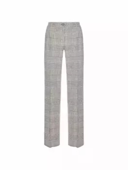 Широкие брюки в клетку Dolce&Gabbana, мультиколор