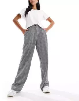 Широкие брюки в клетку Vero Moda