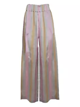 Широкие брюки в полоску ASPESI, розовый