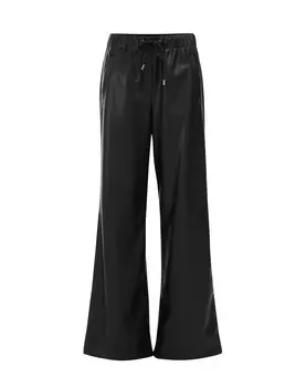 Широкие брюки WE Fashion, черный