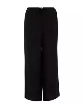 Широкие брюки WE Fashion, черный