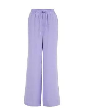 Широкие брюки We Fashion, фиолетовый