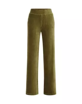 Широкие брюки We Fashion, оливковый