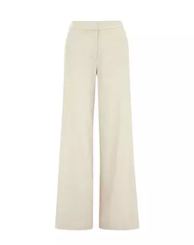 Широкие брюки WE Fashion, светло-бежевый