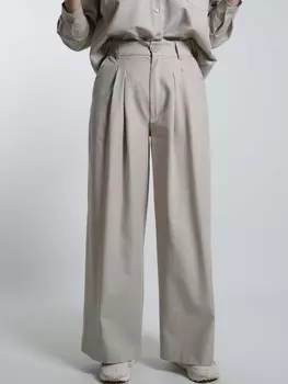 Широкие брюки WEARABLE STORIES Gwyneth, песочный