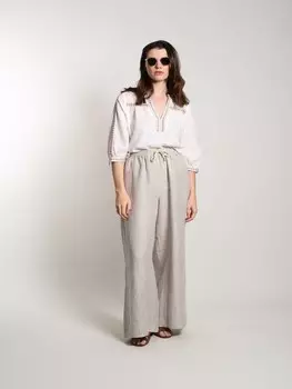 Широкие брюки WEARABLE STORIES Zita, белый