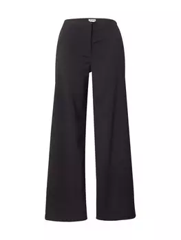 Широкие брюки WEEKDAY, черный