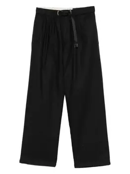 Широкие брюки White Sand, черный