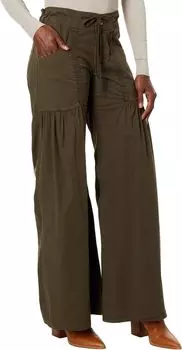 Широкие брюки Willow из эластичного поплина XCVI, цвет Boxwood