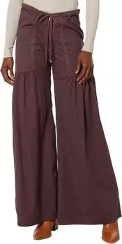 Широкие брюки Willow из эластичного поплина XCVI, цвет Sarsaparilla