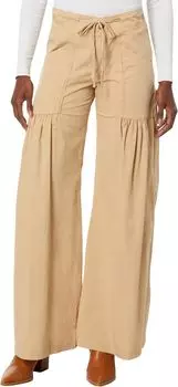 Широкие брюки Willow из эластичного поплина XCVI, цвет Burlap