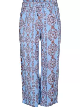 Широкие брюки Zizzi Viva, небесно-синий
