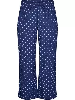 Широкие брюки Zizzi Vviva, цвет Navy/Pastel blue