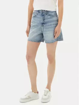 Широкие джинсовые шорты Stella 112363786 Lee, синий