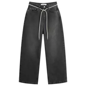 Широкие джинсы About:Blank, черный