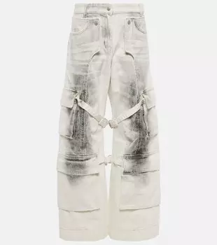 Широкие джинсы Acne Studios, черный