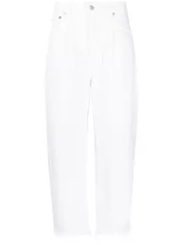 Широкие джинсы AGOLDE, белый