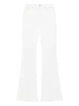 Широкие джинсы Alexander McQueen, белый