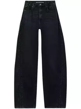 Широкие джинсы Alexander Wang, черный