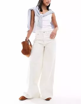 Широкие джинсы ASOS DESIGN цвета экрю - STONE