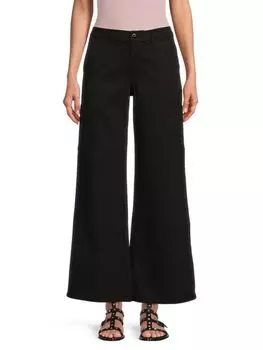 Широкие джинсы Atikah со средней посадкой Nsf, цвет Pigment Black