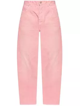Широкие джинсы Balenciaga, розовый